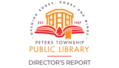 Director's Report April 2025 - Peters Township Public Library